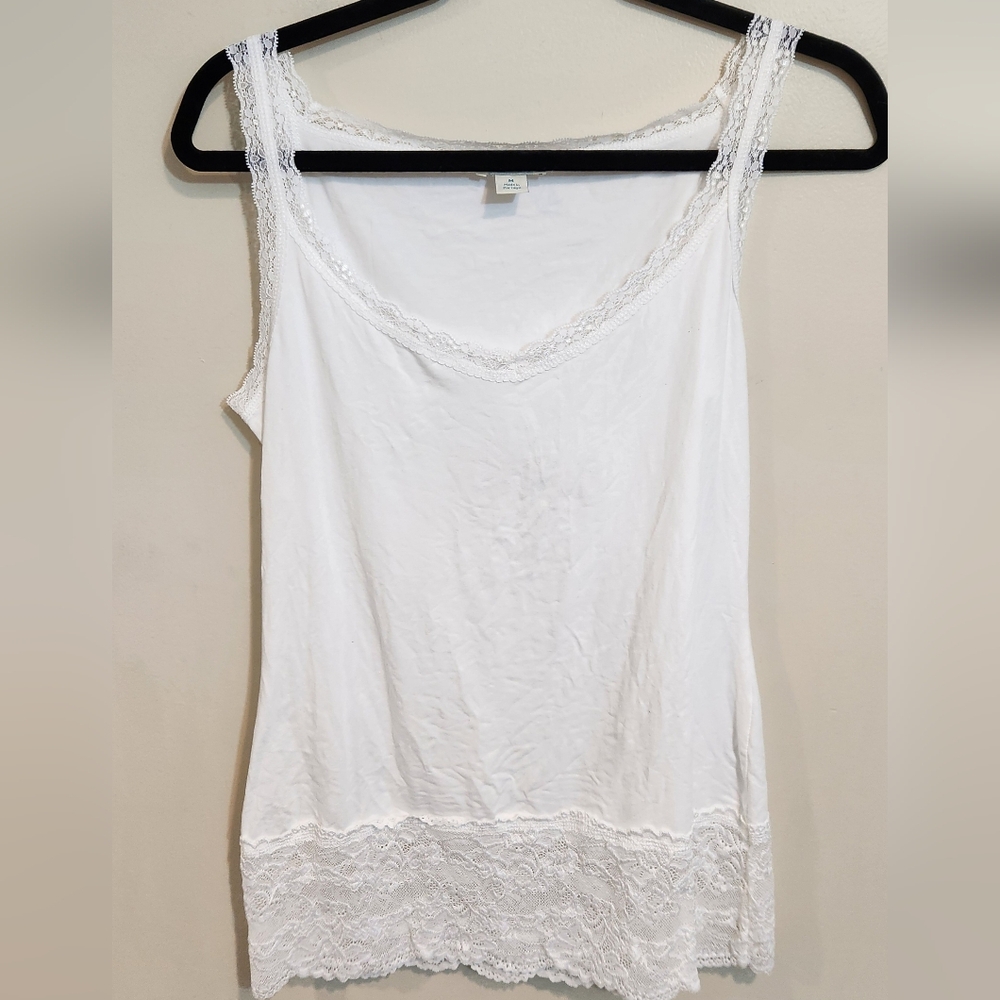 Sundance White Lace Camisole